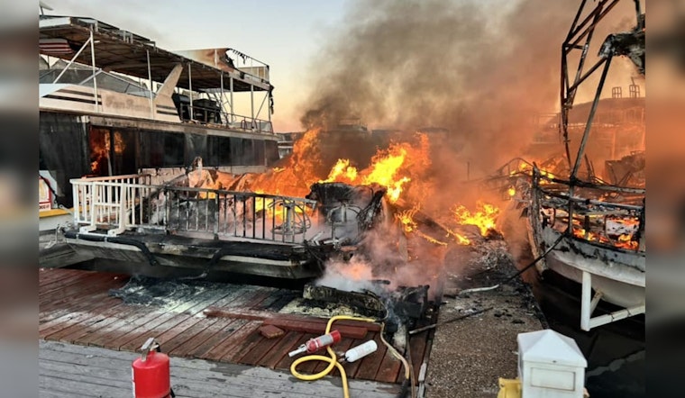 Fire Destroys Boats at Roosevelt Lake Marina, No Injuries Reported