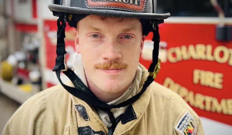 Firefighter Gabriel Howard Honored with Badge Ceremony in Charlotte After Serving in Hurricane Relief Efforts