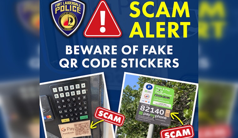 Fort Lauderdale Officials Warn of Fake QR Code Parking Meter Scam