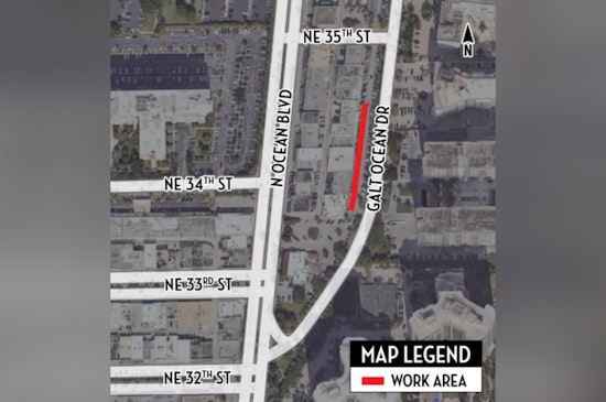 Fort Lauderdale to Enhance Stormwater Infrastructure on Galt Ocean Drive; Nighttime Construction Scheduled to Begin December 2024