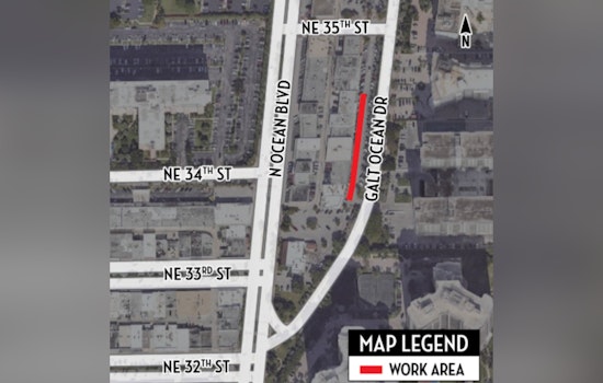 Fort Lauderdale to Enhance Stormwater Infrastructure on Galt Ocean Drive; Nighttime Construction Scheduled to Begin December 2024