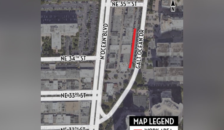 Fort Lauderdale to Enhance Stormwater Infrastructure on Galt Ocean Drive; Nighttime Construction Scheduled to Begin December 2024