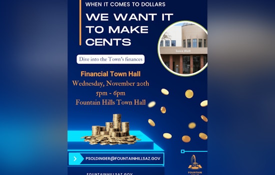 Fountain Hills Invites Residents to Financial Town Hall for Budget Transparency on November 20th