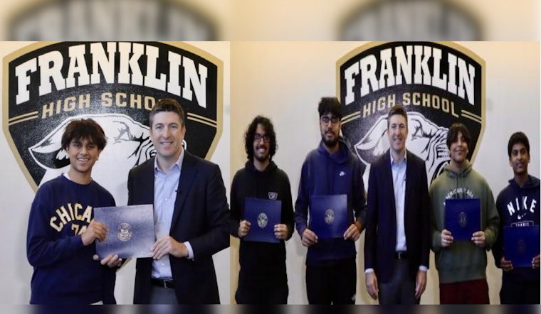 Franklin High School's Brightest Win Big at 2024 Congressional App Challenge in Wisconsin