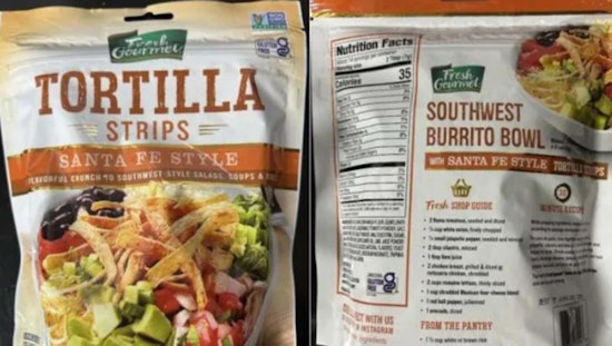 Fresh Gourmet Tortilla Strips Recalled in 22 States Including Illinois and California for Undeclared Wheat Allergen
