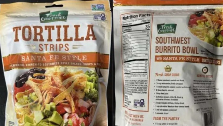 Fresh Gourmet Tortilla Strips Recalled in 22 States Including Illinois and California for Undeclared Wheat Allergen
