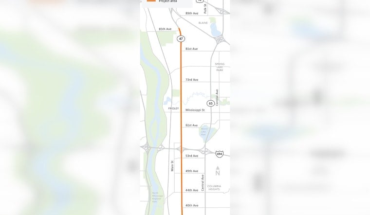 Fridley Community Invited to Discuss Highway 47/University Avenue Future Designs at MnDOT Meeting