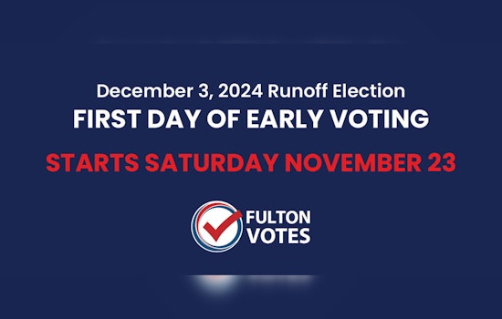Fulton County Announces Early Voting Sites for December 3 Runoffs in Atlanta and East Point