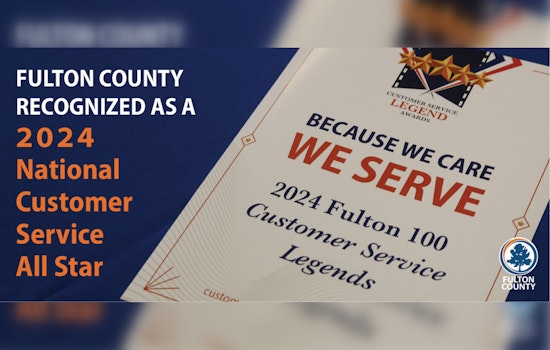 Fulton County Honored as 2024's National Customer Service All Star by NCSA