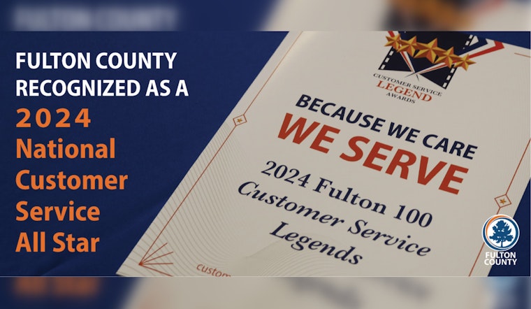 Fulton County Honored as 2024's National Customer Service All Star by NCSA