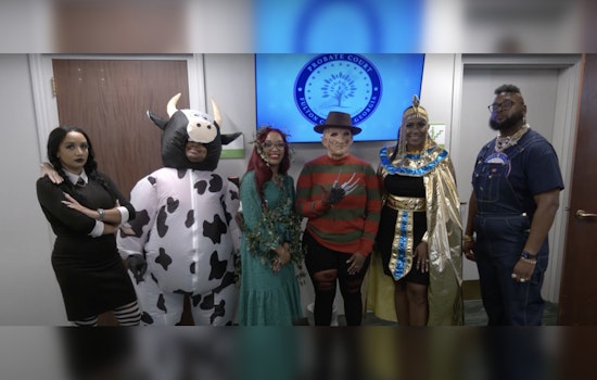 Fulton County Probate Court Hosts Halloween Costume Wedding Ceremony in Atlanta