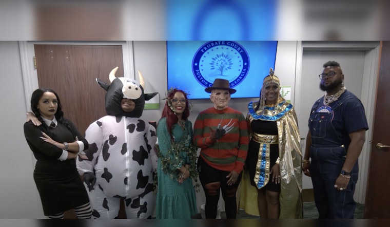 Fulton County Probate Court Hosts Halloween Costume Wedding Ceremony in Atlanta
