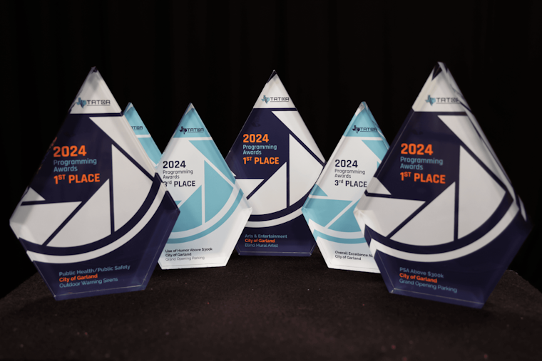 Garland City's Multimedia Prowess Shines with Eight Awards at Texas Communications Conference
