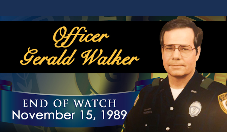 Garland Police Department Honors Fallen Officer Gerald Walker on 35th Anniversary of Line of Duty Death in Dallas