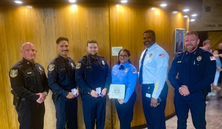 Germantown Police Officer and Dispatch Lieutenant Honored with Life Saving Medals for Heroic Rescue