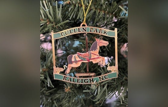 Get Your Limited Edition Holiday Ornaments at Raleigh's Pullen Park While Supplies Last