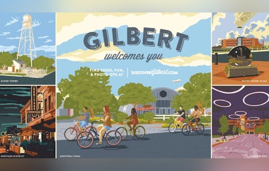 Gilbert Enchants Holiday-Goers with "Hello from the Heritage District" Postcard Campaign