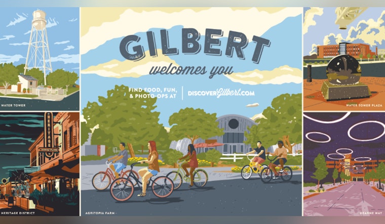 Gilbert Enchants Holiday-Goers with "Hello from the Heritage District" Postcard Campaign