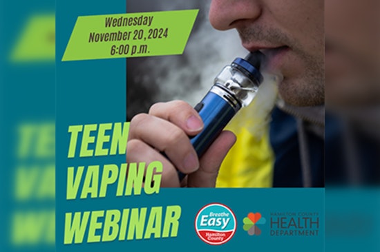 Hamilton County Health Department Hosts Webinar to Equip Parents Against Teen Vaping Challenges