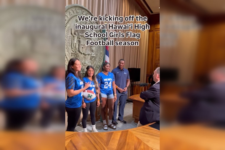 Hawaii Launches Inaugural Girls' Flag Football Season with Backing from NFL Entities and Nike