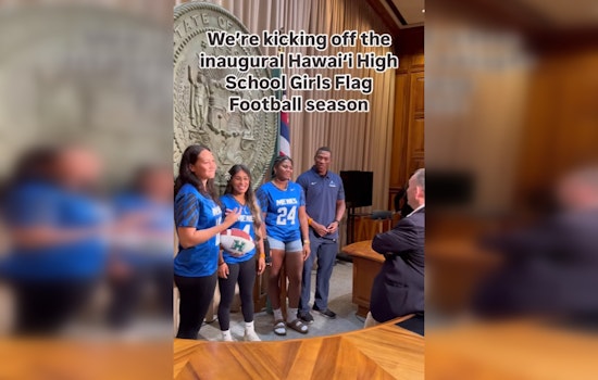 Hawaii Launches Inaugural Girls' Flag Football Season with Backing from NFL Entities and Nike
