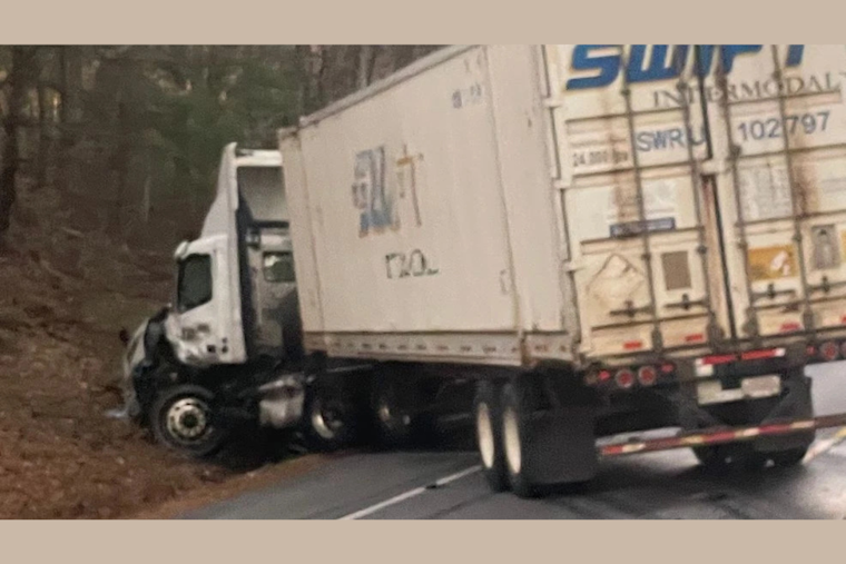 Hazmat Team Responds to Fuel Spill After Tractor-Trailer Crash Closes MD 152 in Fallston