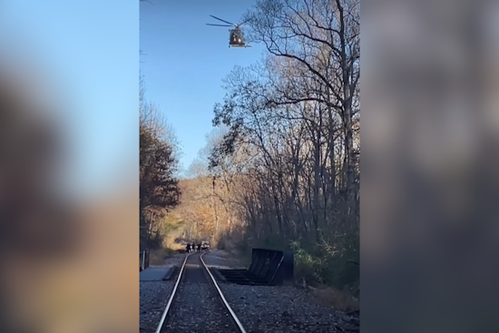 Helicopter Rescue by Maryland State Police Aviation Command Saves Injured Hiker in Carroll County