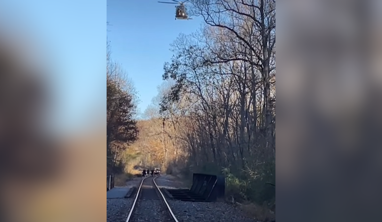 Helicopter Rescue by Maryland State Police Aviation Command Saves Injured Hiker in Carroll County