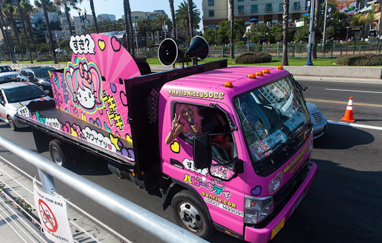 Hello Kitty Café Truck Celebrates 50th Anniversary with Stop in Carlsbad Offering Exclusive Treats and Merch