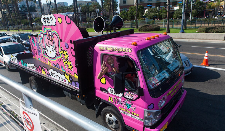 Hello Kitty Café Truck Celebrates 50th Anniversary with Stop in Carlsbad Offering Exclusive Treats and Merch