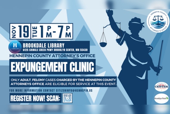 Hennepin County Partners with Brooklyn Park and Brooklyn Center to Launch Expungement Clinic for Criminal Records