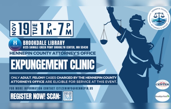 Hennepin County Partners with Brooklyn Park and Brooklyn Center to Launch Expungement Clinic for Criminal Records