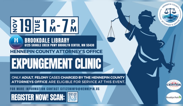 Hennepin County Partners with Brooklyn Park and Brooklyn Center to Launch Expungement Clinic for Criminal Records