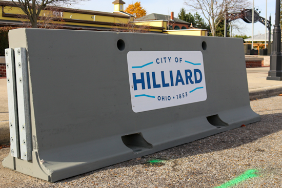 Hilliard Introduces Innovative Lightweight Barricades for Enhanced Pedestrian Safety at Tree Lighting Event