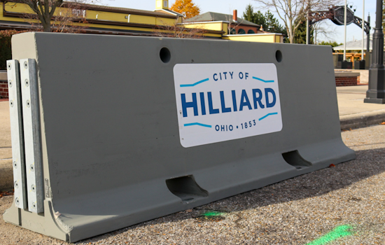 Hilliard Introduces Innovative Lightweight Barricades for Enhanced Pedestrian Safety at Tree Lighting Event