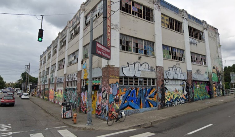 Historic Gordon's Fireplace Shop Property in Portland Set for Auction Amid Graffiti and Distress