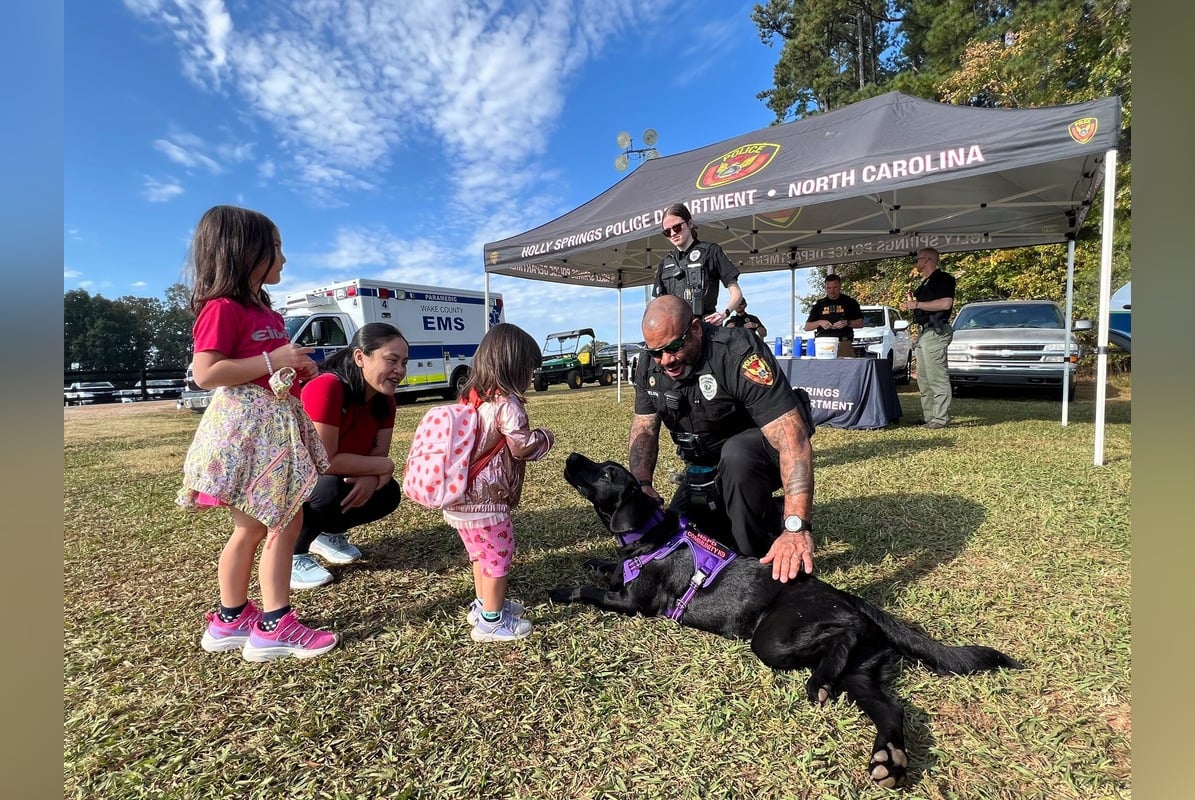 Holly Springs Police Department Welcomes Kona, First Police Wellness