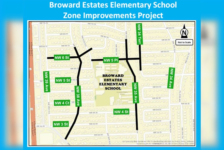 Hollywood and Lauderhill School Zones Get Safety Boost From Broward County Upgrades