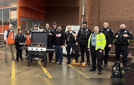 Home Depot Enhances Community Relations with Griddle Donation to Eden Prairie Police Department