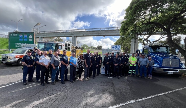 Honolulu Marks Crash Responder Safety Week to Protect First Responders on Duty