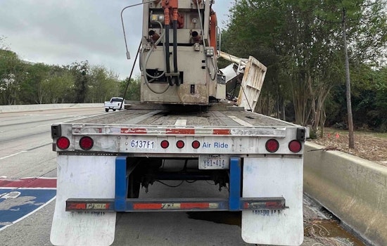 Houston Traffic Alert: 18-Wheeler Collision with Overpass Causes Eastbound Delays on I-10 Katy Freeway