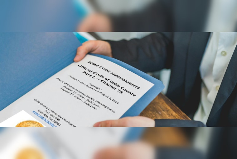 Cobb County Residents Invited to Public Hearing on Code Amendments Before Decisive Vote