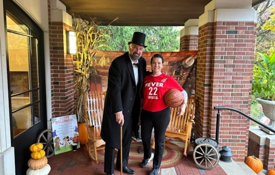 Indiana Governor Eric J. Holcomb and First Lady Share Local Candy with Trick-or-Treaters at 'Hoosier Connections' Themed Halloween Event