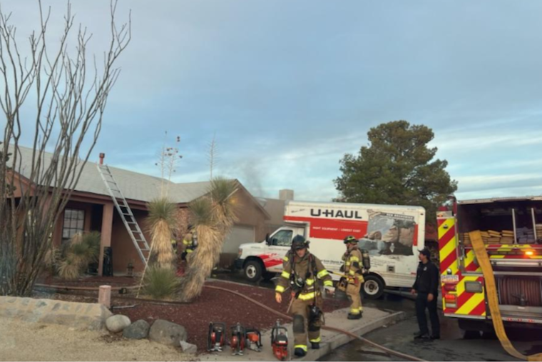 Injured Firefighter, Two Displaced Residents and Rescued Cats in Las Cruces House Fire