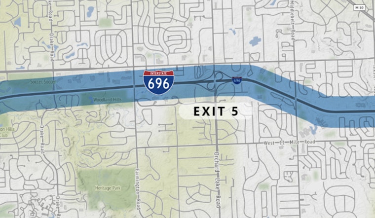 Interstate 696 Fully Reopens in Oakland County, Easing Commuter