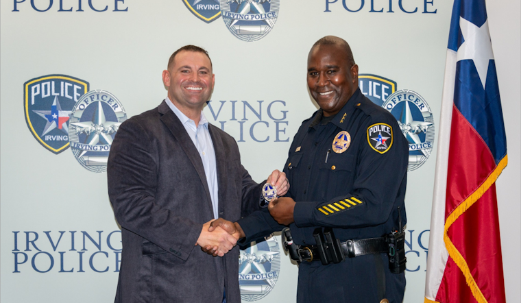 Irving Police Honor Retiring Officer McPherson after 20 Years of Exemplary Service