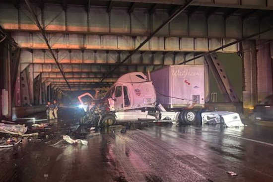 Jackknifed Big-Rig Causes Major Delays on Bay Bridge, Minor Injuries for Driver