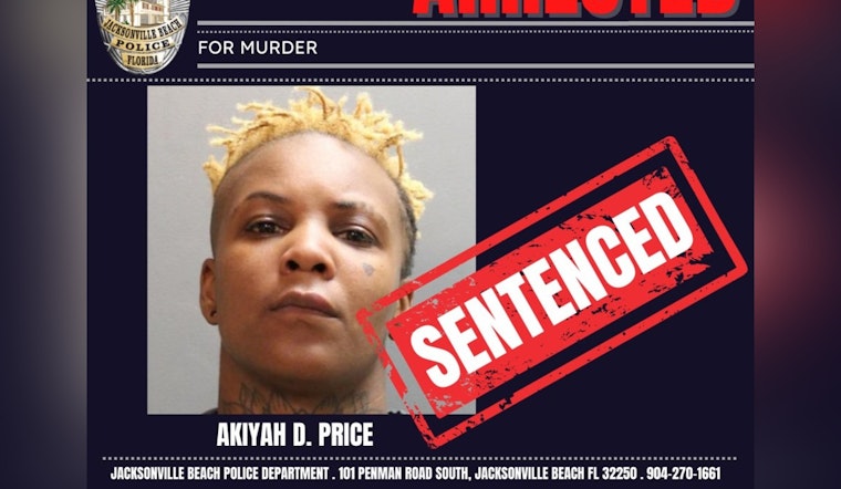 Jacksonville Beach Murderer Akiyah Price Sentenced to 35 Years for 2023 Killing of Matthew Swiger