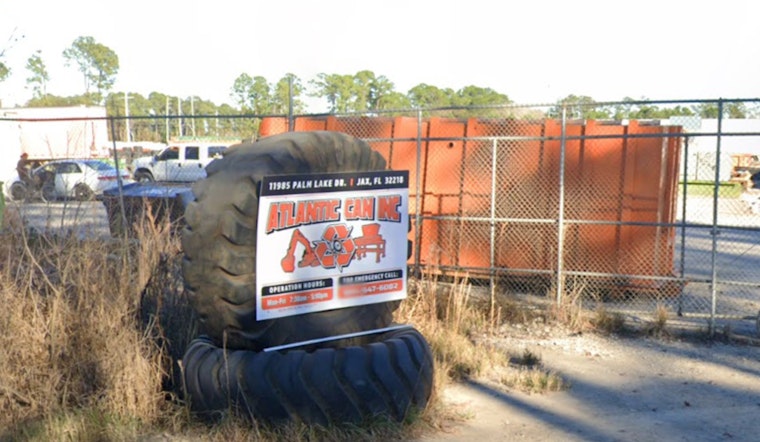 Jacksonville Fire Crews Battle Major Tire Blaze, Grapple with Hydrant Shortage at Recycling Facility on Northside