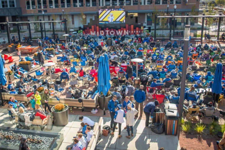 Join the Colts Watch Party with Cheerleaders and Live Entertainment at Midtown Plaza, Carmel